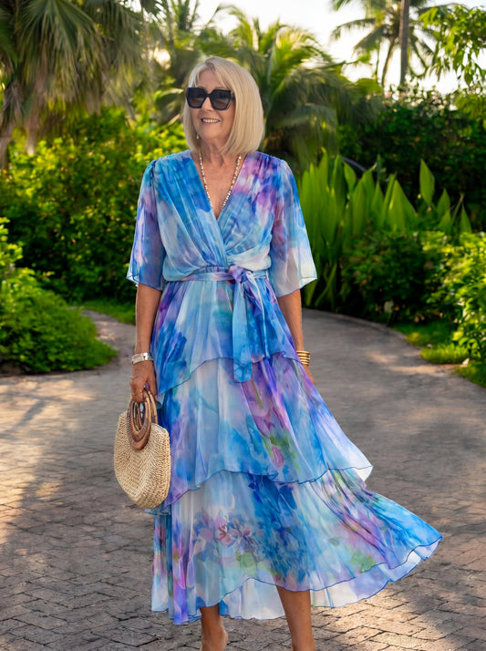 Casar – Robe en georgette élégante