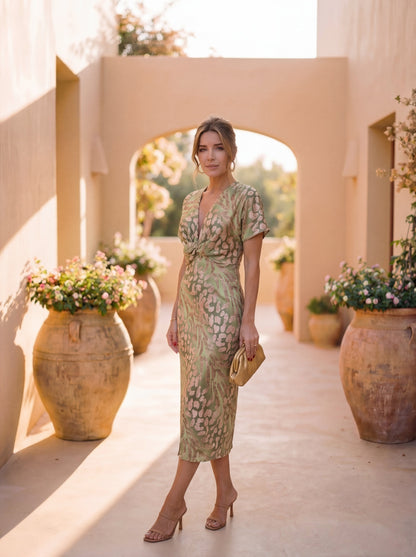 Giulia – Robe midi fluide et élégante