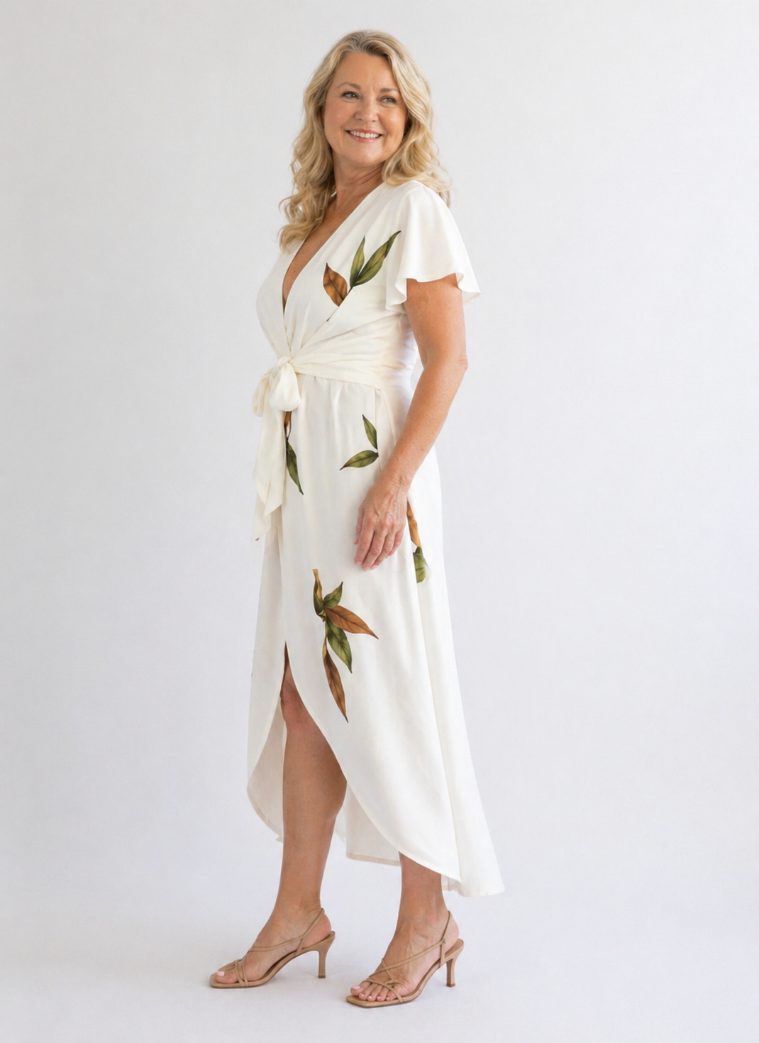 Céleste | Robe portefeuille élégante