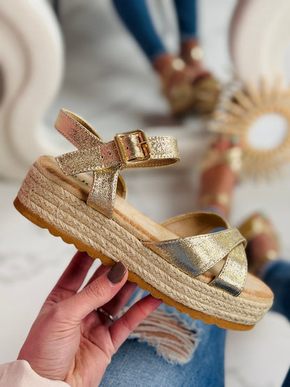 Dionne Gold Sandals