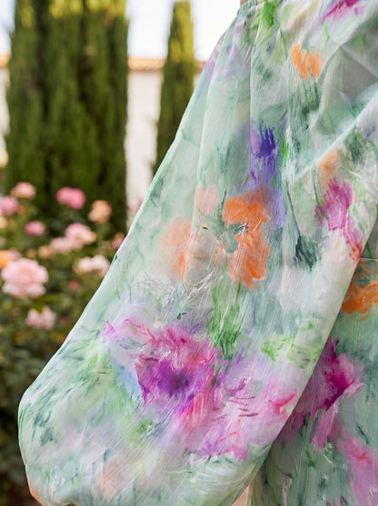Robe Élégante Lindaraja en Tissu Luxueux – Maison EVORA