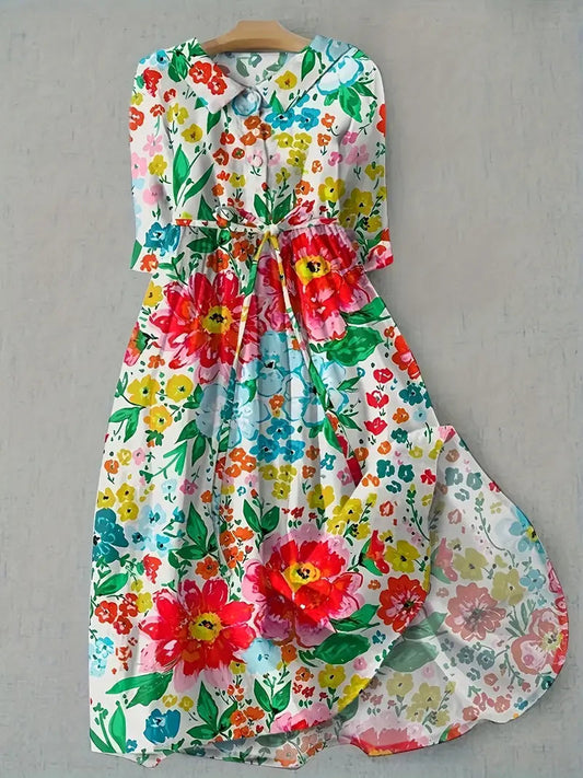 Jessie – Robe évasée fleurie