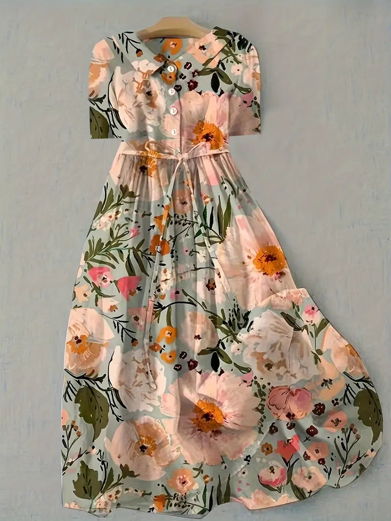 Rosalie – Robe évasée fleurie