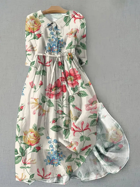 Lily – Robe évasée fleurie
