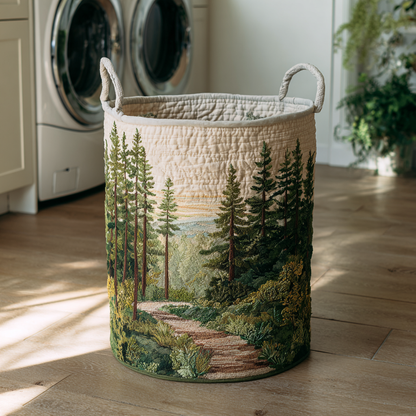 NAOMI | Panier à Linge en Style Forestier