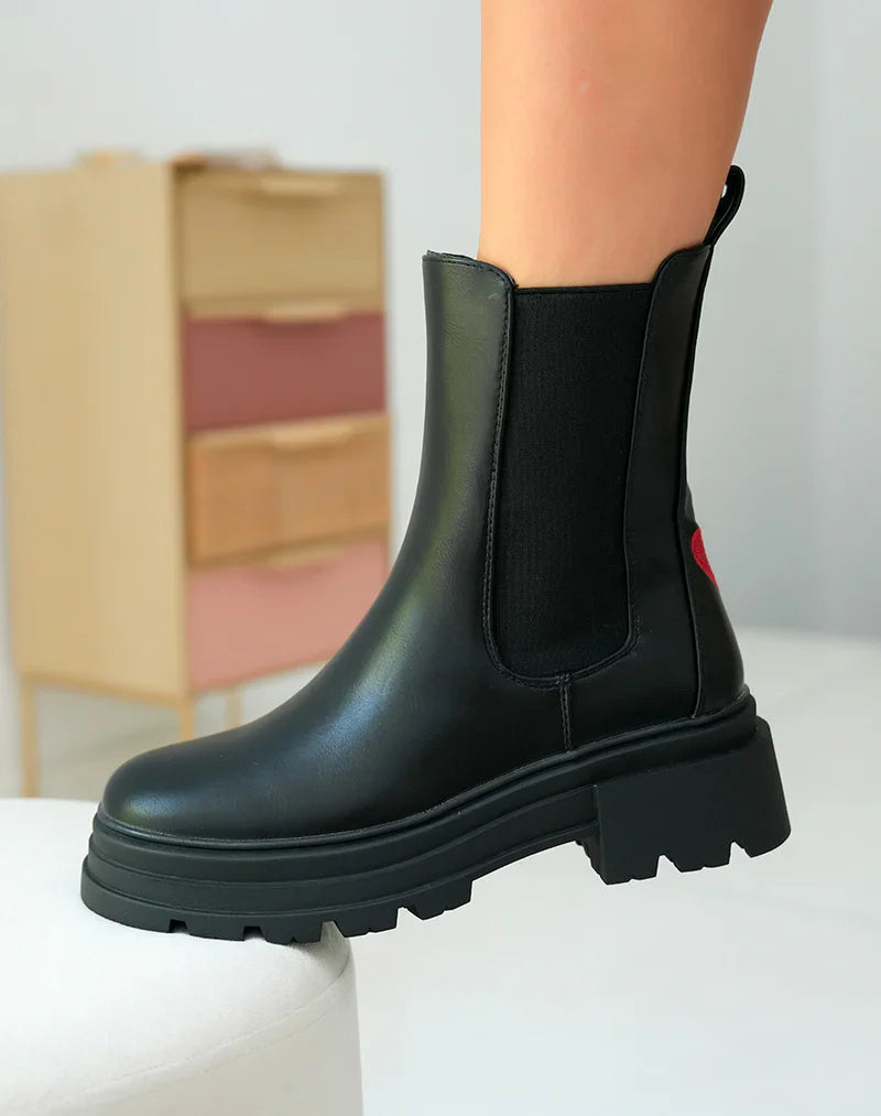 Chaussures Bottes Cœur