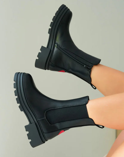 Chaussures Bottes Cœur