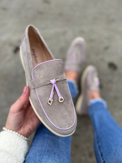Special Gray Moccasins