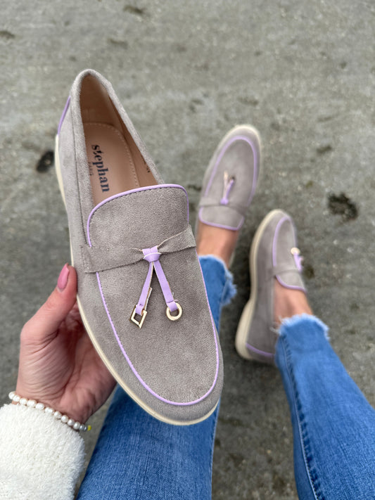 Special Gray Moccasins