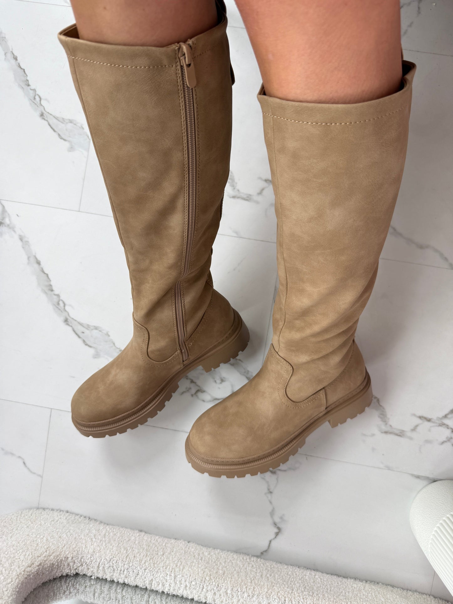 Anetta Kaki Bottes Montantes