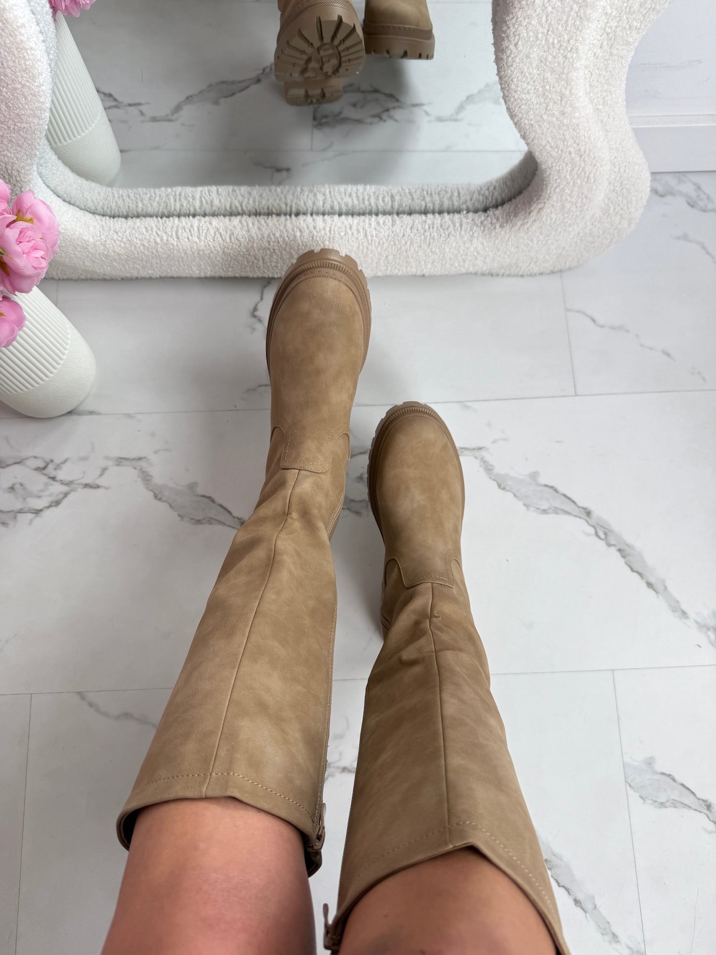 Anetta Kaki Bottes Montantes