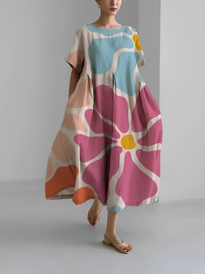 Robe d'été à motifs floraux Valeno
