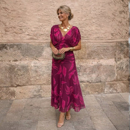 Mikaela | Robe Maxi à Bretelles Dévoilées