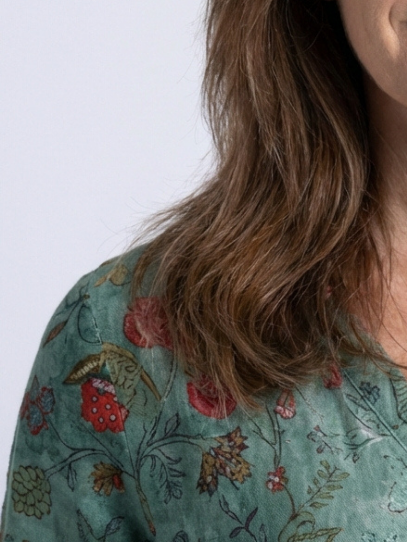 Marina – Robe maxi fluide et élégante à imprimé floral