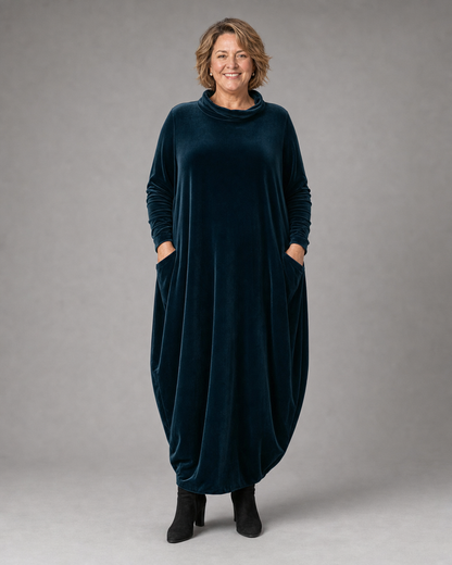 Elena | Velvet Maxi Dress