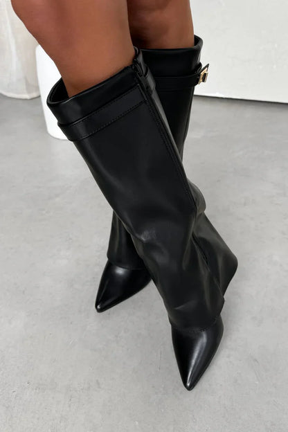 Lock Black Boots