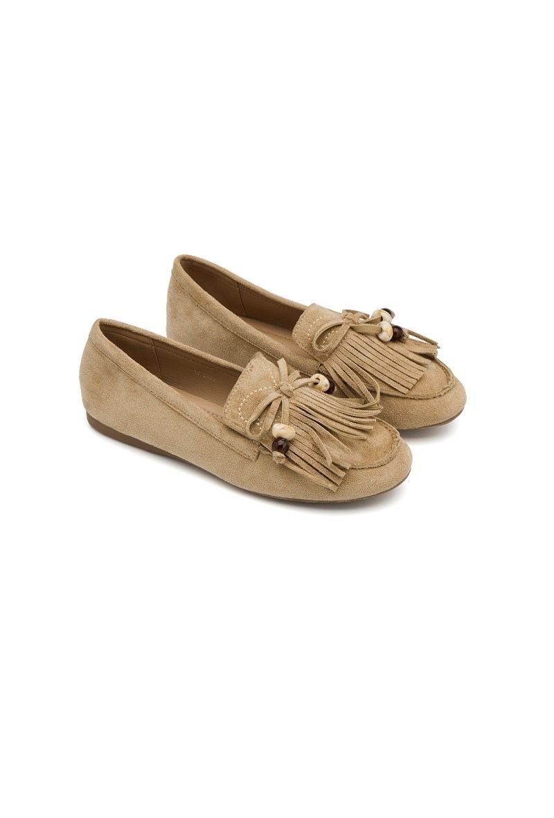Taupe Mijas Moccasins