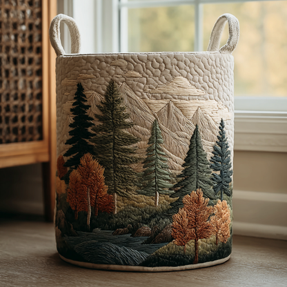 NAOMI | Panier à Linge en Style Forestier
