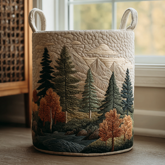 NAOMI | Panier à Linge en Style Forestier