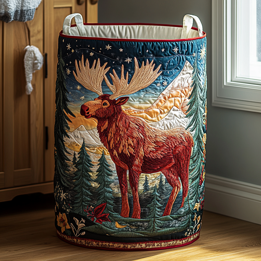 NAOMI | Panier à Linge en Style Forestier