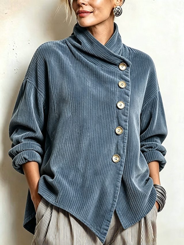 Claudia | Côtelé Velvet Sweater