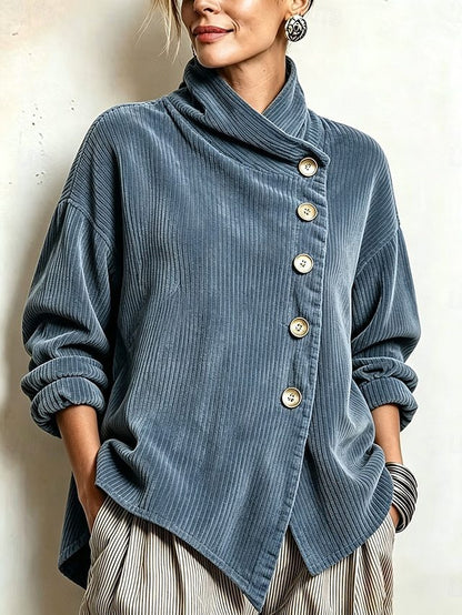 Claudia | Côtelé Velvet Sweater