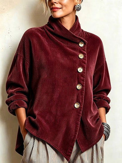 Claudia | Côtelé Velvet Sweater