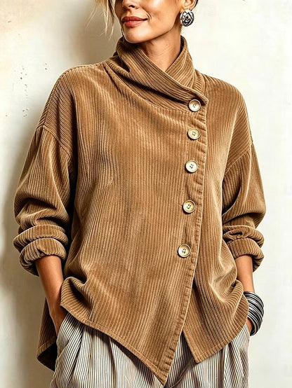 Claudia | Côtelé Velvet Sweater