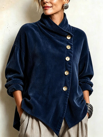 Claudia | Côtelé Velvet Sweater