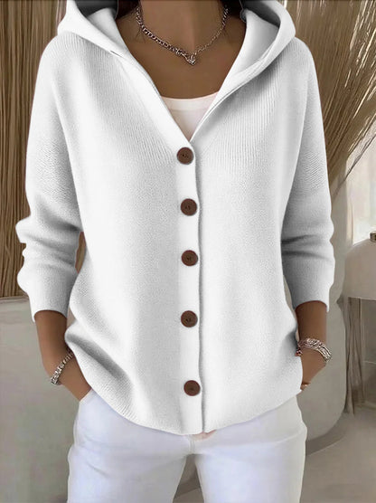 Zoé | Tricot Cardigan avec Capuche