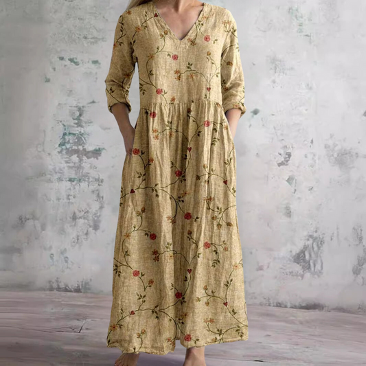 Maelys | Robe fluide fleurie élégante