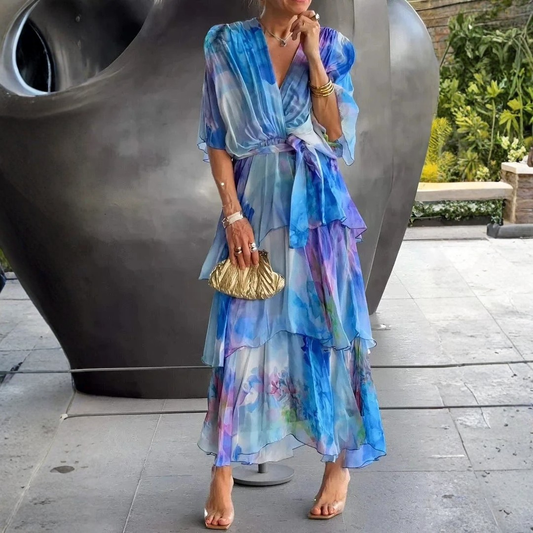 Casar – Robe en georgette élégante