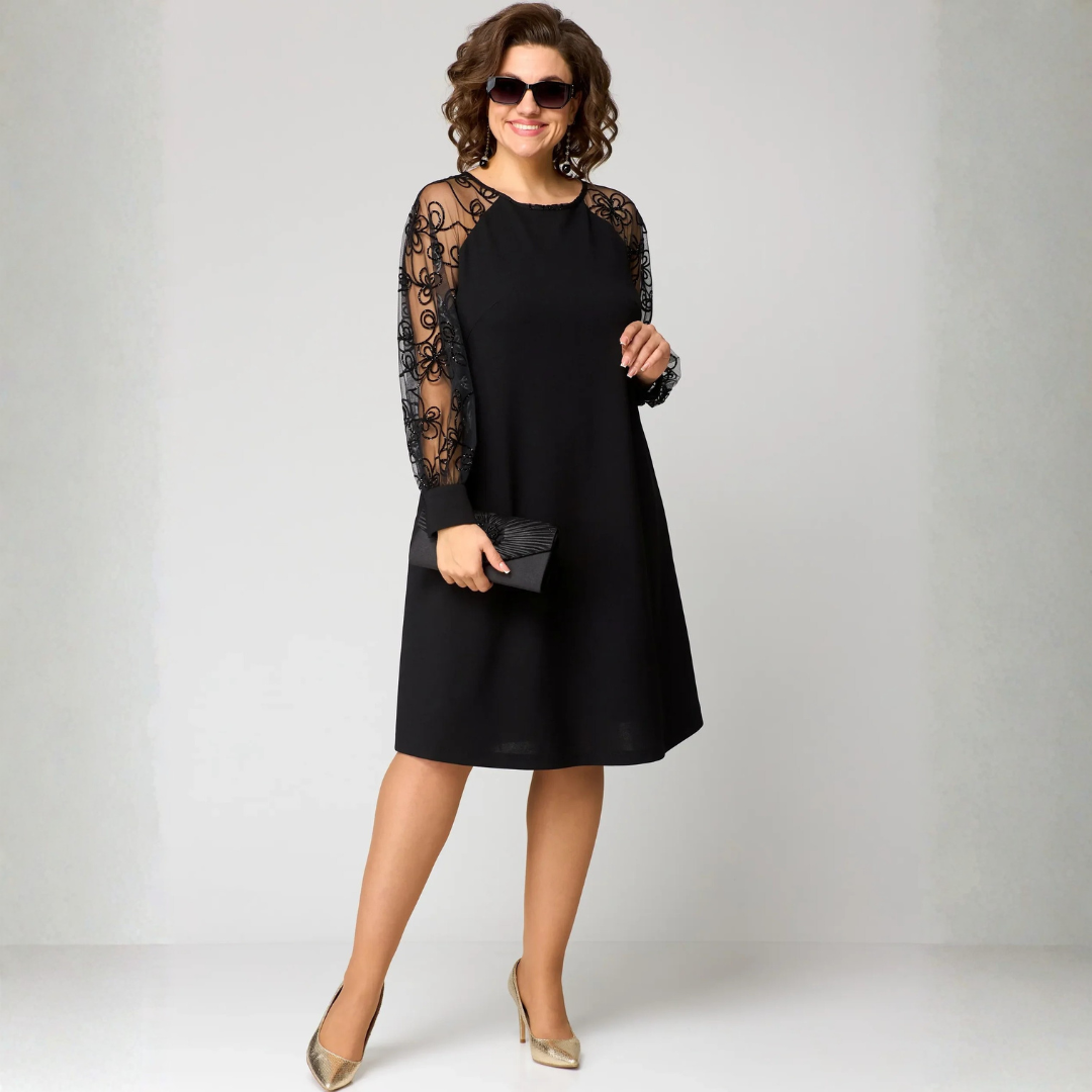 Edyth – Robe élégante en dentelle fluide