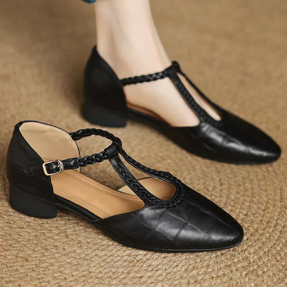 Éliane – Mary Janes en cuir