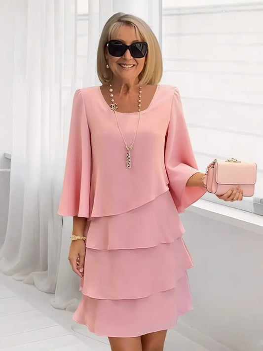Catherine | Robe Chic avec Détails Volants