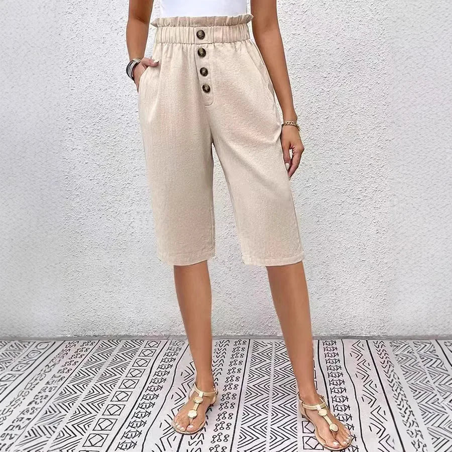 Éloane - Bermuda Boutonné