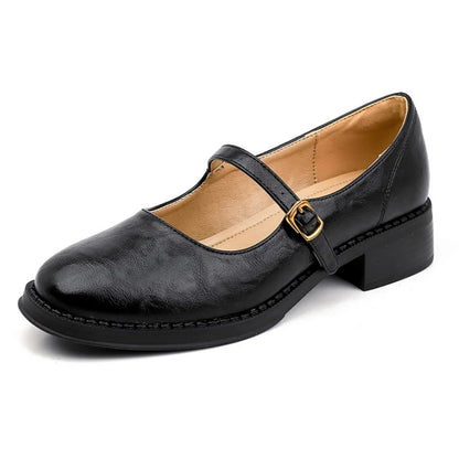 Brigitte – Mary Janes en cuir confort