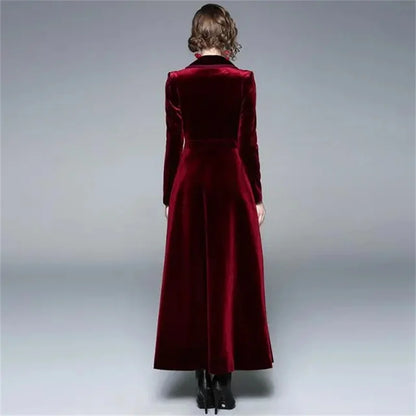 Seraphina | Manteau long en velours
