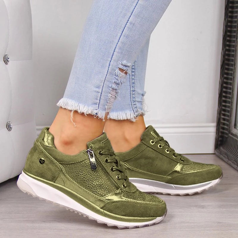 Liora | Baskets Orthopédiques Femme – Respirantes & Soutien Premium