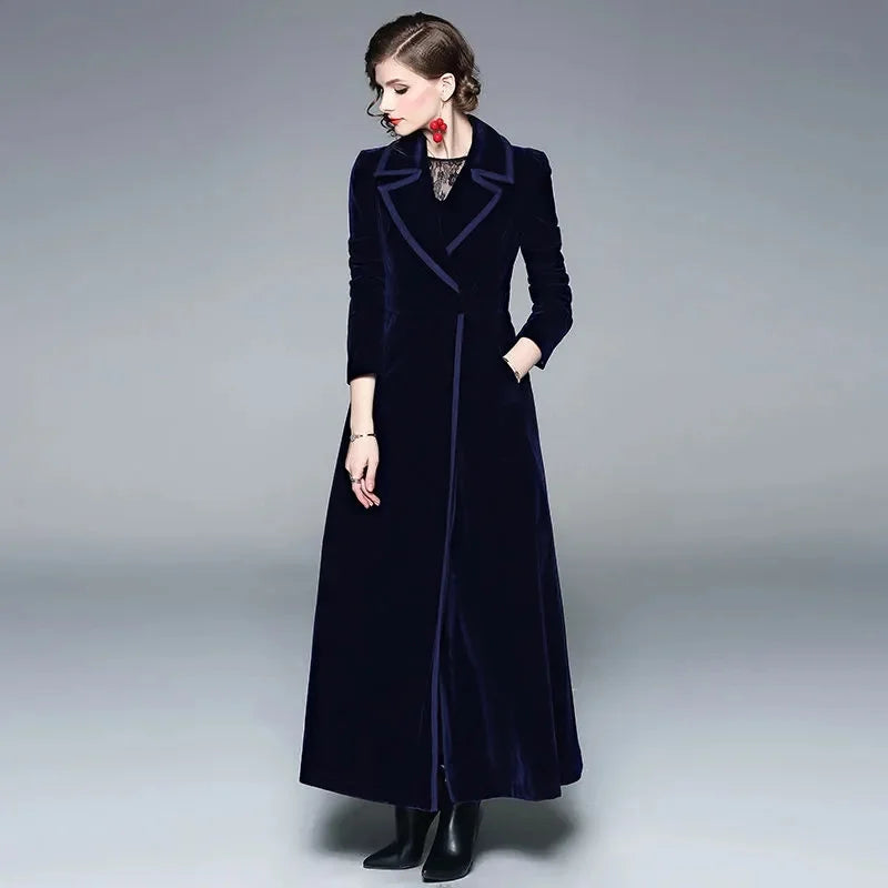 Seraphina | Manteau long en velours