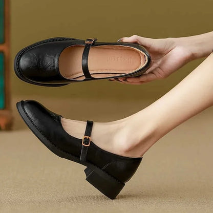 Brigitte – Mary Janes en cuir confort