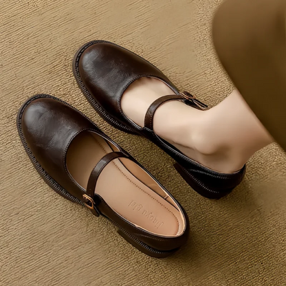 Brigitte – Mary Janes en cuir confort