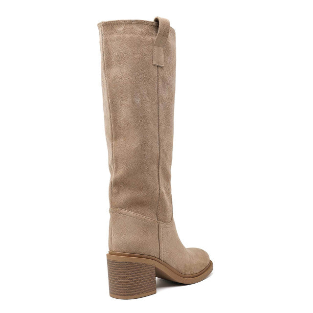 Khaki Saar Over-the-Knee Boots