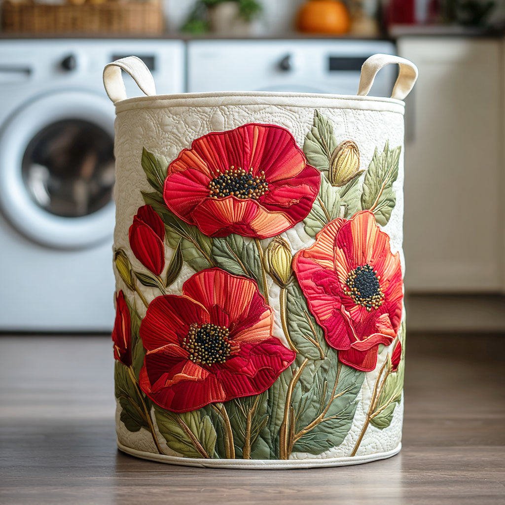 RUBIS | Panier à Linge Coquelicot Écarlate - Rêve