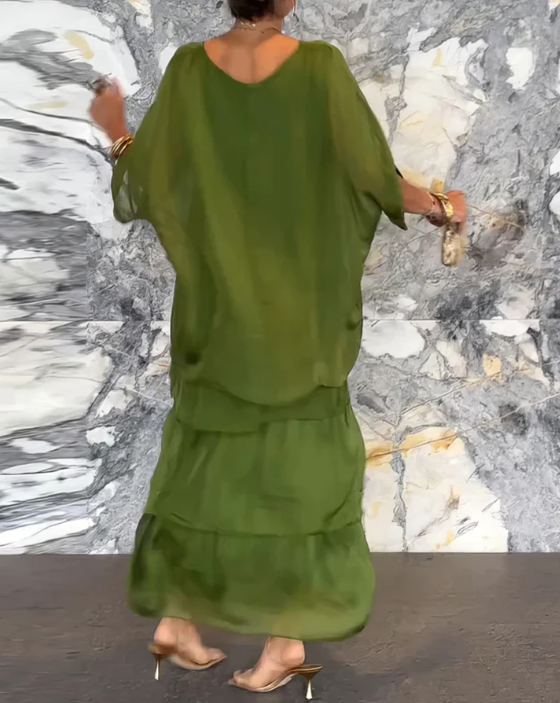 Lara – Robe longue fluide élégante