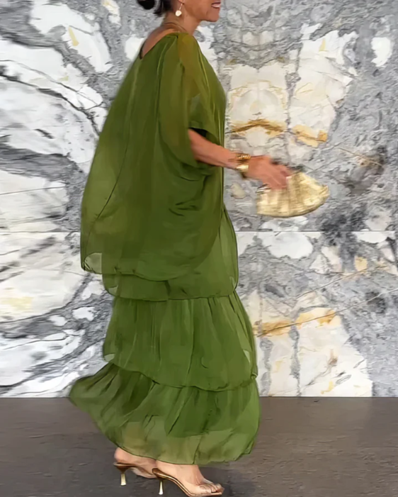 Lara – Robe longue fluide élégante