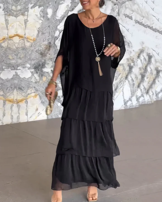 Lara – Robe longue fluide élégante