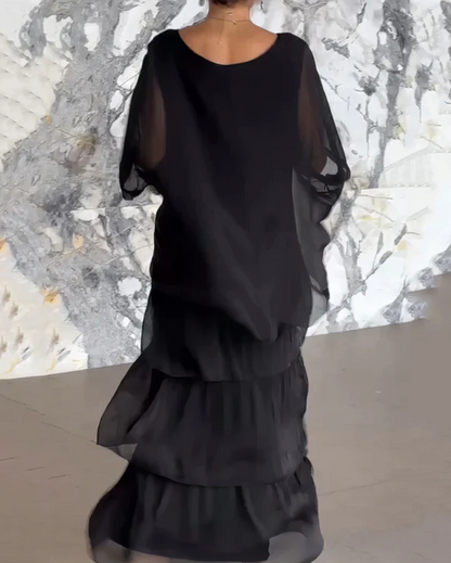 Lara – Élégante robe longue et fluide