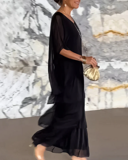 Lara – Robe longue fluide élégante