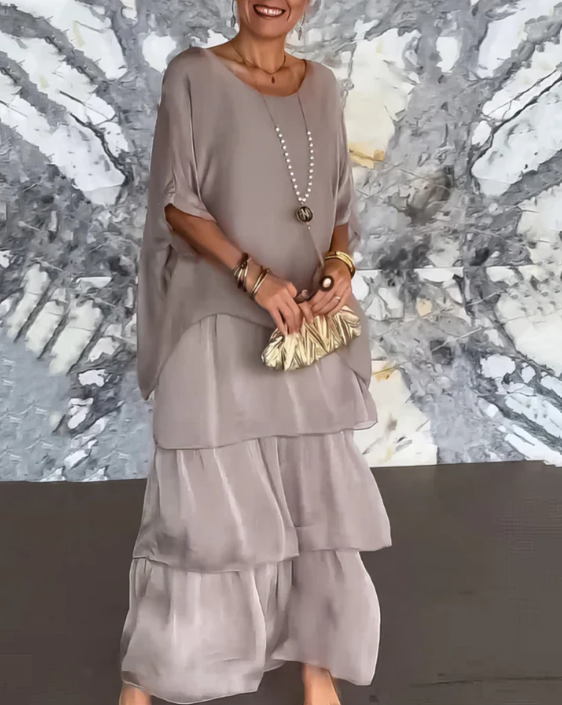 Lara – Élégante robe longue et fluide
